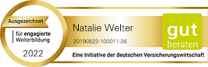 Natalie Welter Gut Beraten Siegel 2022